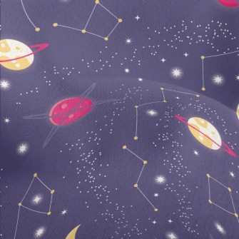 Universe Planet Stars Lightweight Performance Linen