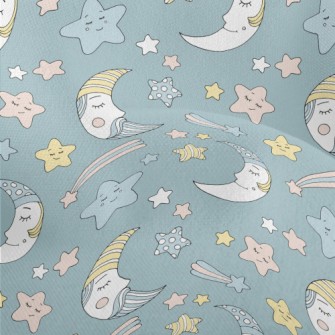 Father Moon And Shooting Stars Lightweight Performance Linen