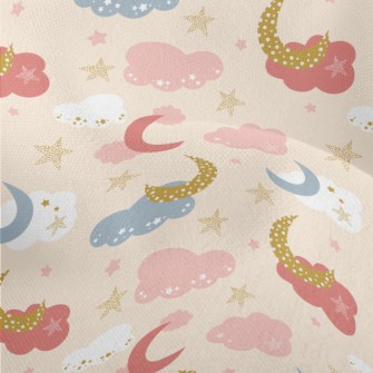 Shining Moon Pink Clouds Lightweight Performance Linen