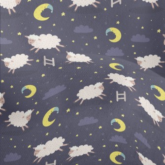 Sheep Jumping Fence Lightweight Performance Linen