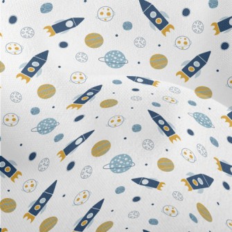 Space Shuttle And Planet Lightweight Performance Linen