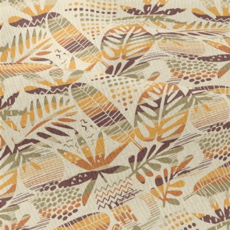 Tropical Hollow Leaves Modern Jersey