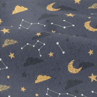 Shining Moon Stars Cloud Modern Jersey