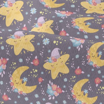 Good Night Emoticon Stars And  Modern Jersey