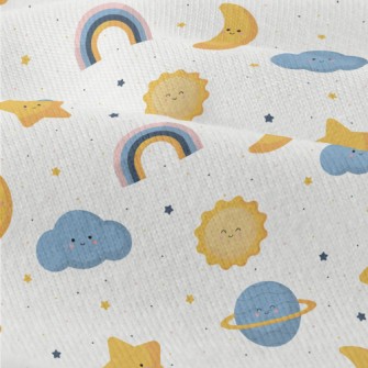 Sun Stars Cloud Rainbow Modern Jersey