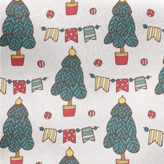 Christmas Party Decorations Jersey Backed Fleece