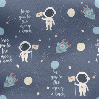 Astronauts Land On The Moon Jersey Backed Fleece
