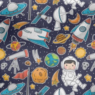 Universe And Space Headquarter Jersey Backed Fleece