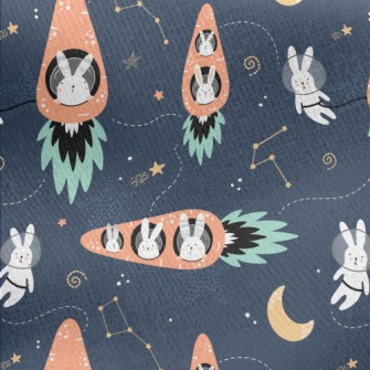 Carrot Rocket Jersey Backed Fleece