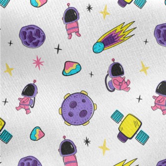 Astronaut Space Exploration Jersey Backed Fleece