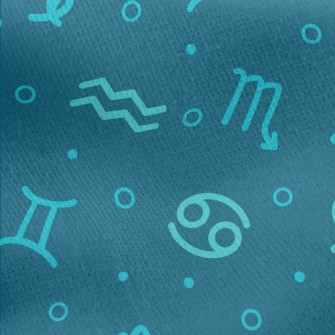 Zodiac Signs Jersey Backed Fleece