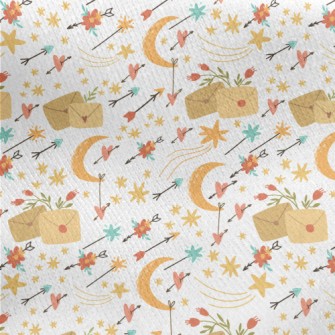 Romantic Email Jersey Backed Fleece