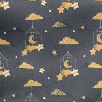 Shining Cage Moon Jersey Backed Fleece