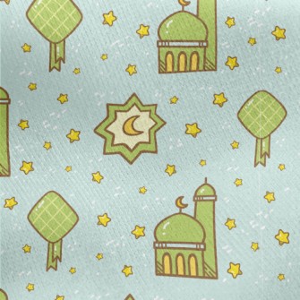 Islamic Architecture Jersey Backed Fleece