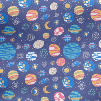 Cosmic Planet Jersey Backed Fleece