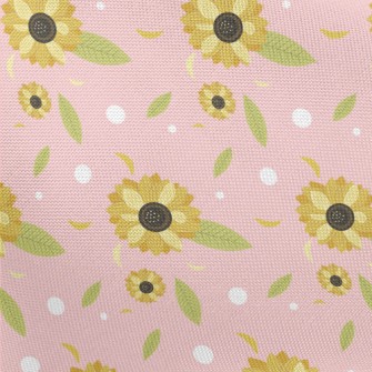 Elegant Sunflower Pongee