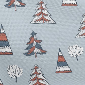 Tricolor Christmas Tree Pongee