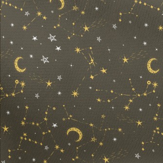 Moon And Constellations Pongee