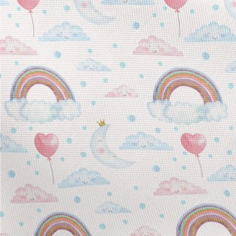 Happy Rainbow Pongee