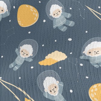 Space Sheep And Moon Stretch Jersey