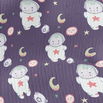 Cat Astronaut Stretch Jersey