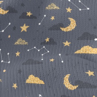 Shining Moon Stars Cloud Stretch Jersey