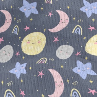 Cartoon Planet Moon Stretch Jersey
