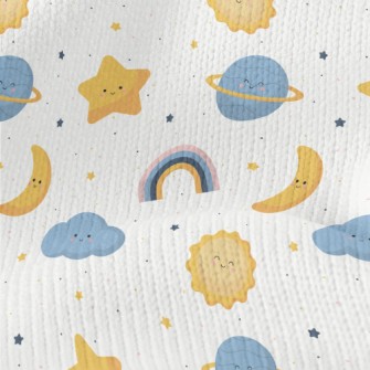 Sun Stars Cloud Rainbow Stretch Jersey
