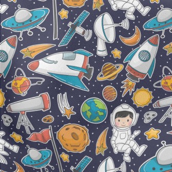 Universe And Space Headquarter Lightweight Cotton Poplin