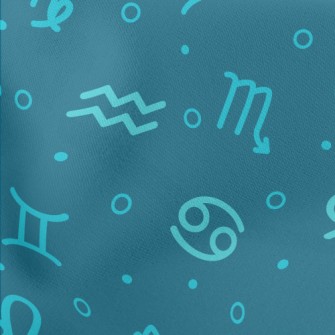 Zodiac Signs Lightweight Cotton Poplin