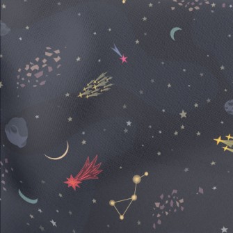 Meteorite Asteroid Lightweight Cotton Poplin
