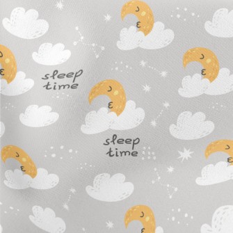 Moon Sleeping Time Lightweight Cotton Poplin