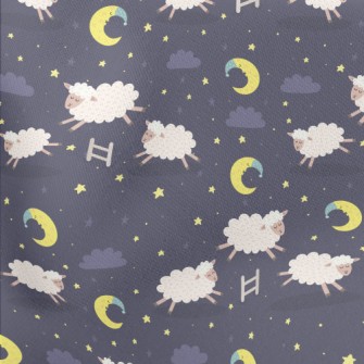 Sheep Jumping Fence Lightweight Cotton Poplin