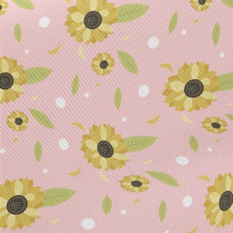 Elegant Sunflower Midweight Cotton Poplin