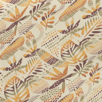 Tropical Hollow Leaves Midweight Cotton Poplin