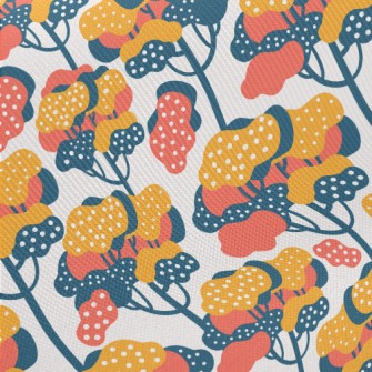 Childlike Little Trees Midweight Cotton Poplin