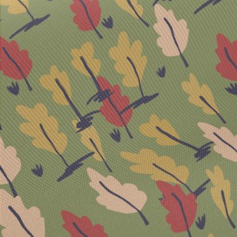 Growing Small Leaves Midweight Cotton Poplin