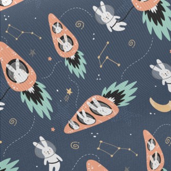 Carrot Rocket Midweight Cotton Poplin