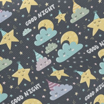 Good Night, Sweet Dreams, Star Midweight Cotton Poplin