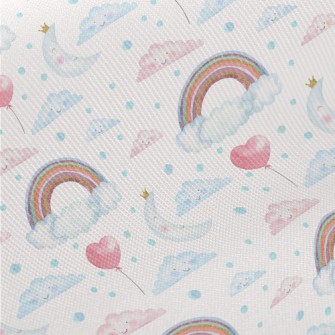 Happy Rainbow Midweight Cotton Poplin
