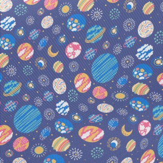Cosmic Planet Midweight Cotton Poplin