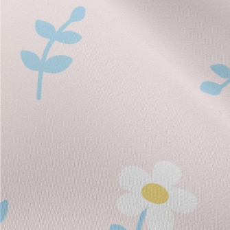 Lovely Flowers And Leaves Chiffon