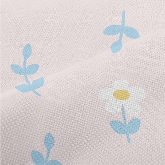 Lovely Flowers And Leaves Performance Linen