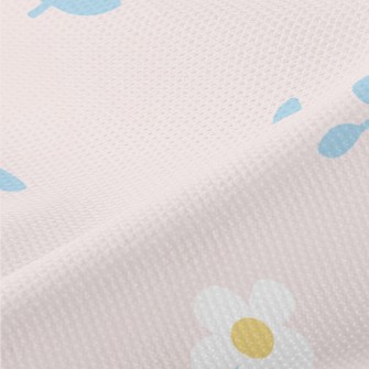 Lovely Flowers And Leaves Piqué