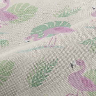 Tropical Flamingo Performance Linen