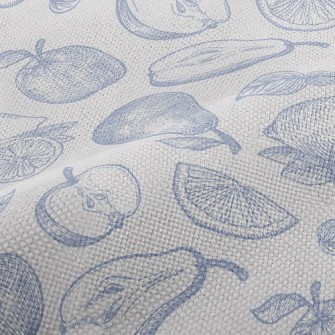 Sketch Of Beautiful Fruits Performance Linen