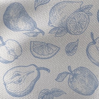 Sketch Of Beautiful Fruits Waterproof Canvas