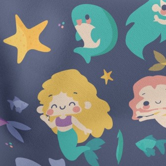 Pretty Mermaid Princess Stretch Ponte