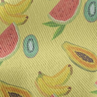 Watercolor Painting Of Tropica Standard Corduroy