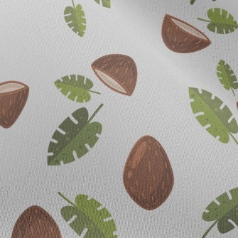 Coconut Shell And Leaves Chiffon